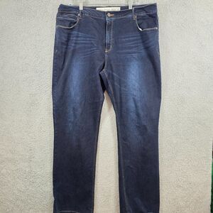 Barbell Apparel Men's Jeans Straight Athletic Fit Dark Wash Inseam Size 38x34